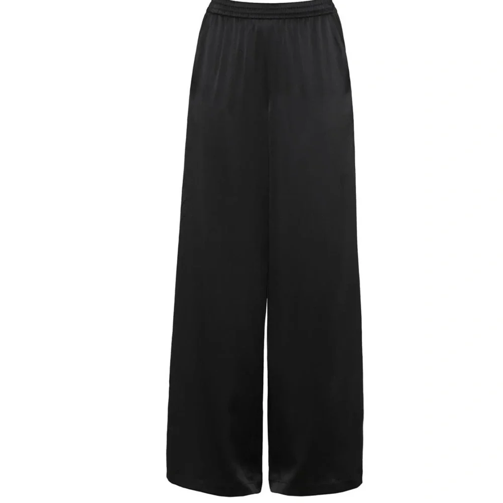 Anine Bing Romy Wide Leg Silk Pants MEDIUM, Never Worn, Orig $300 - Picture 8 of 11